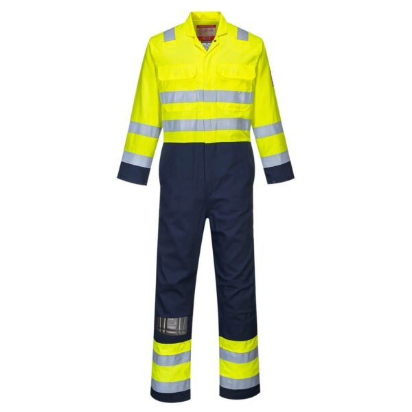 Portwest BIZ7 Bizflame Work Hi-Vis Contrast FR Coverall