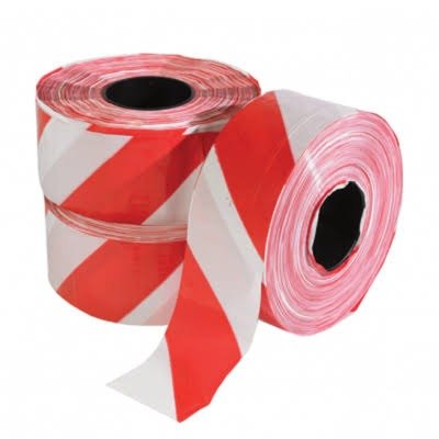 Warning Tape Red & White